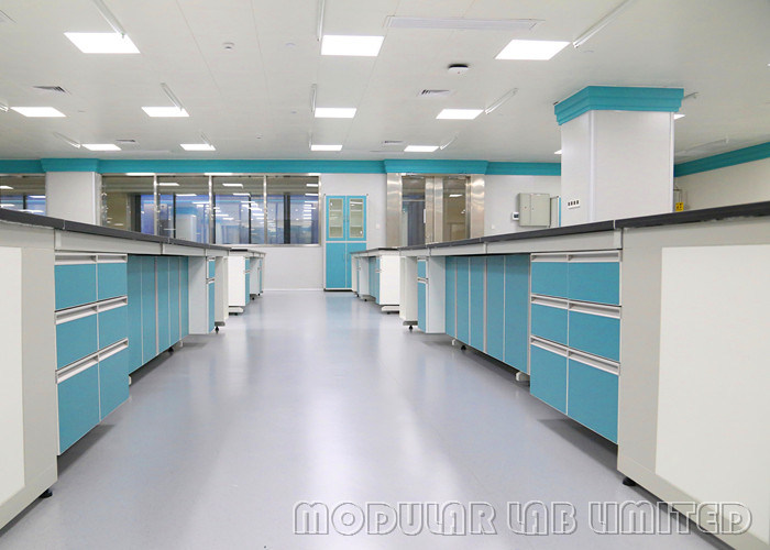 Struktur Aluminium Alloy Laboratorium Gigi Bangku Analytical Lab Equipment