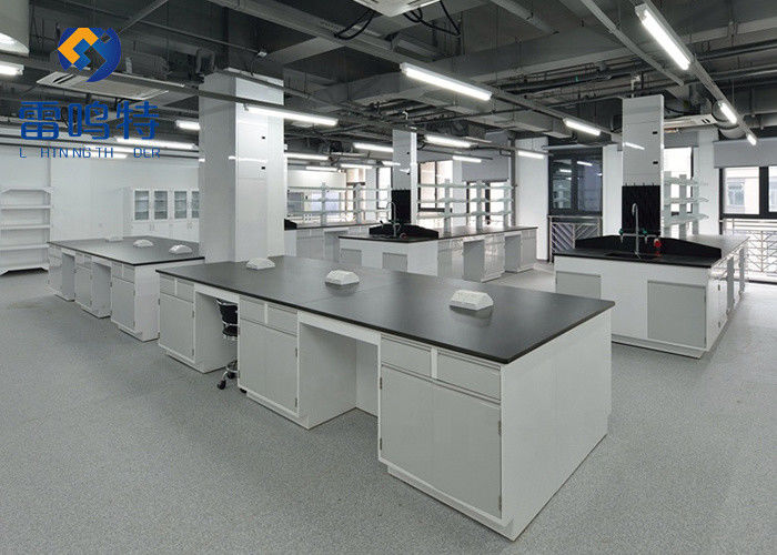 Steel Microbiological Laboratory Work Benches Epoxy Powder Coating