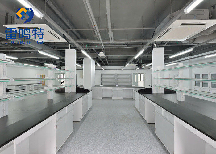 Steel Microbiological Laboratory Work Benches Epoxy Powder Coating