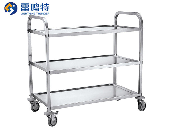 noiseless 600x400x860mm Mobile Trolley Cart for School Laboratory