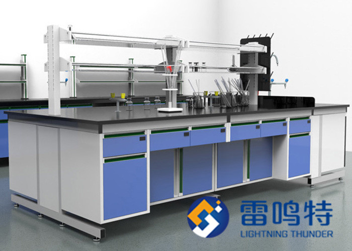 Full Steel ISO9001 Modular Lab Benches 1500x850mm Chemistry Lab Table