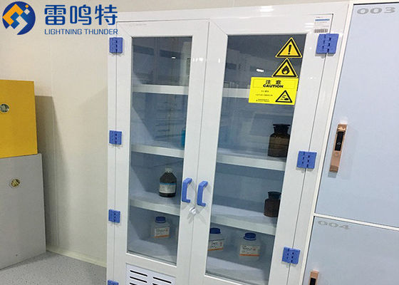 Lemari Penyimpanan Laboratorium Tahan Debu Sekolah / Perabot Laboratorium Rumah Sakit 1.5mm